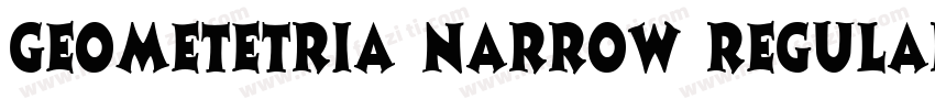GEOMETETRIA NARROW REGULAR字体转换